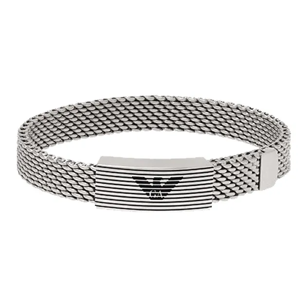 EMPORIO ARMANI Stainless Steel Mesh Bracelet-0