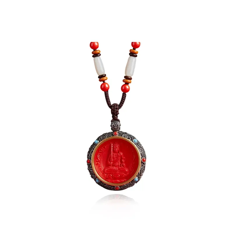 EADDA JEWELRY Cinnabar Necklaces Unisex-12