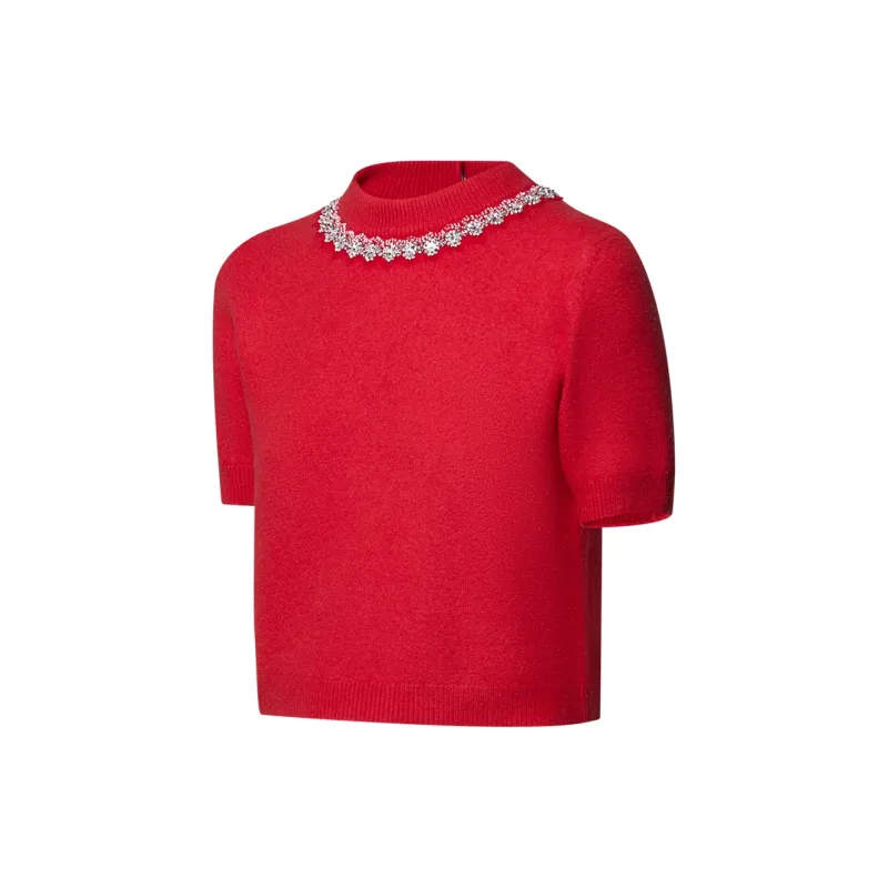 LOUIS VUITTON Jewel Button Knit Top-2