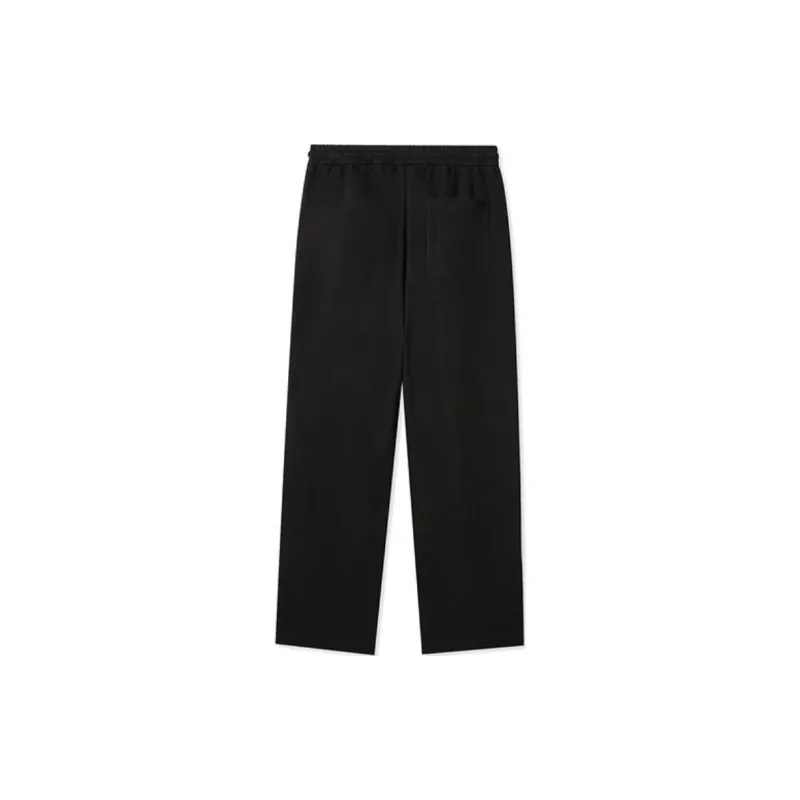Cabbeen Knitted Sports Pants Men's Black-1