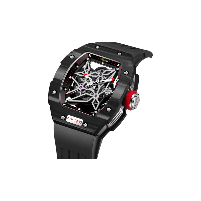 HaofaTourbillon Mechanical Movement Watch Men's Watches Cut Out Dial-1