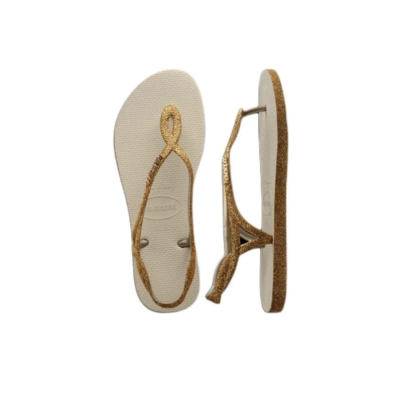 Havaianas Luna Spark Strap Sandals Women's Beige-3