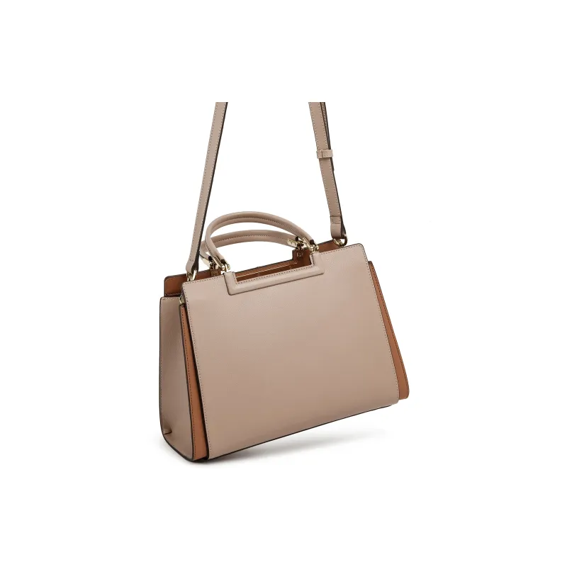 FAIRWHALE Cow Leather Tote One Shoulder Handbag Women's Multicolor-7