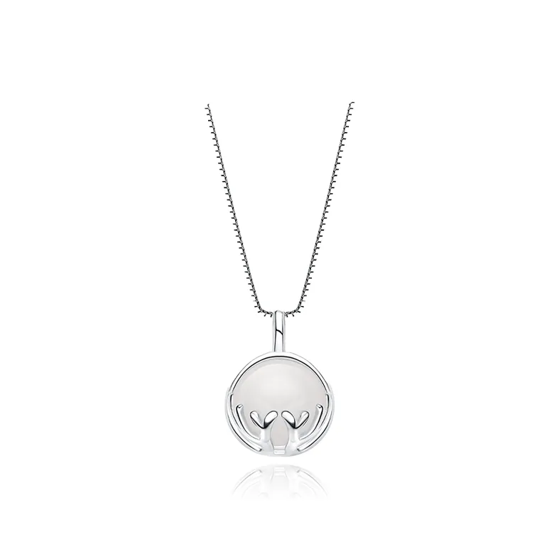 Chongqing Gold Store S925 Silver Necklaces Women's-0