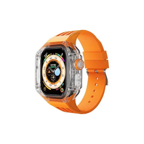 XINGYAAN Watch Band Apple Compatibility 49mm Fluoroelastomer Material
