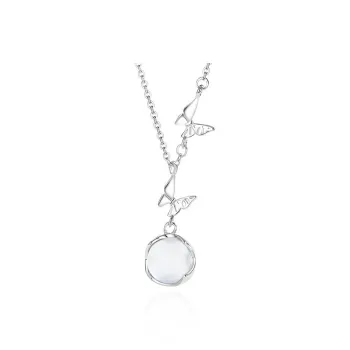 KOREET Chalcedony Necklace For Anniversary Gift Women's