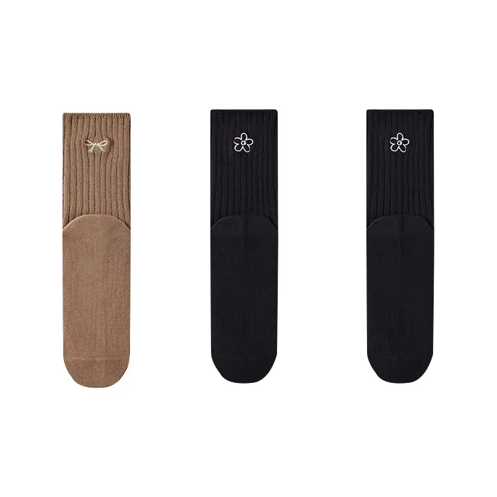 Caramella Mid Calf Socks Women's Combo Set-11