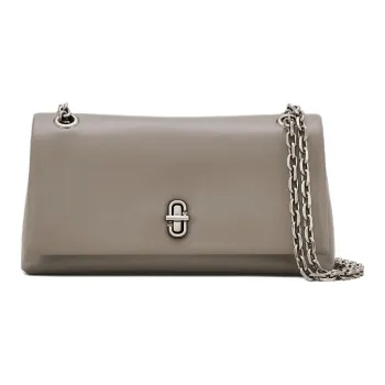 MARC JACOBS Leather Shoulder Bag Wallet Women's Cement