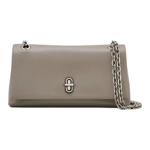 MARC JACOBS Leather Shoulder Bag Wallet Women's Cement