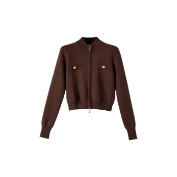 Late White Knitwear Women's Coffee
