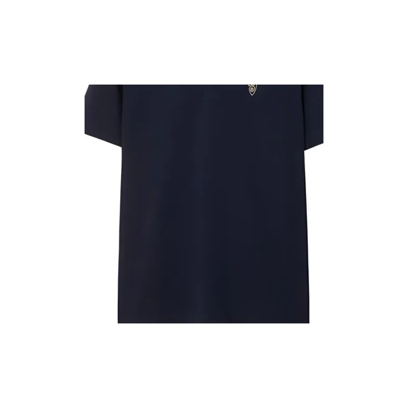 Burberry Logo Embroidered Regular Fit Polo Shirt-4