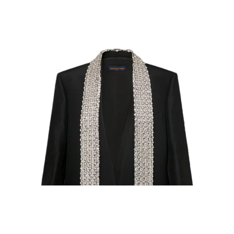 LOUIS VUITTON Business Suit Coat Women's Black-6