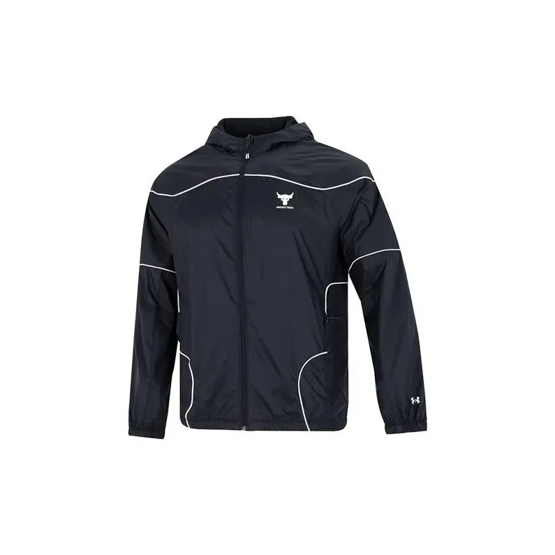 Under Armour Johnson Pjt Rck Brahma Jkt Jacket Men's Black Comes With Necklace-1