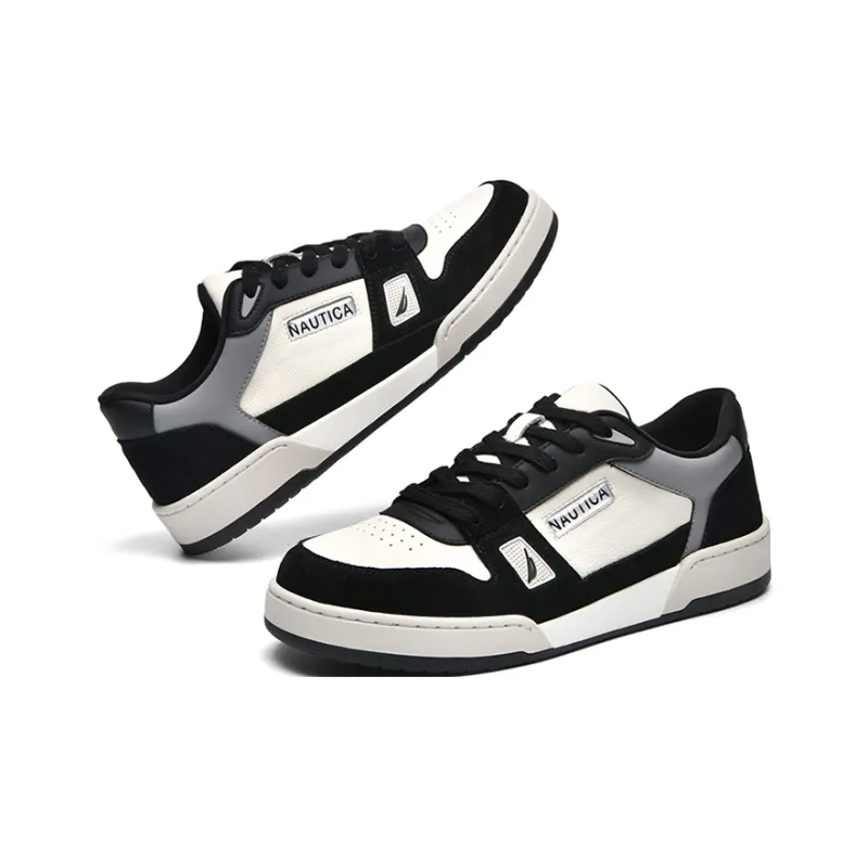 NAUTICA Luxury Trend Collection Anti-Slip And Wear-Resistant Height Increasing Low-Top Skateboard Shoes Men's-2