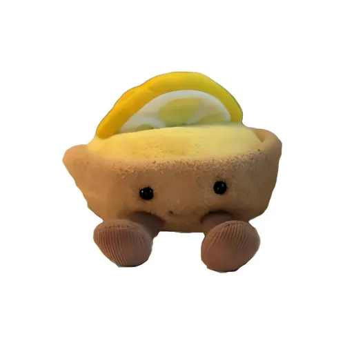 JELLYCAT Interesting Food Paris Dessert Lemon Crepe Dolls Plush Doll Small Size Tall