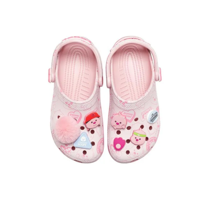 Zanmang Loopy x Crocs Classic Clog Clogs Unisex Pink-4