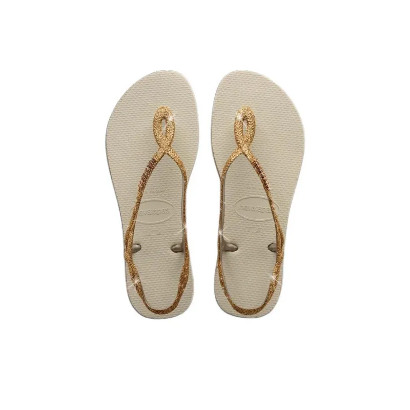 Havaianas Luna Spark Strap Sandals Women's Beige-2