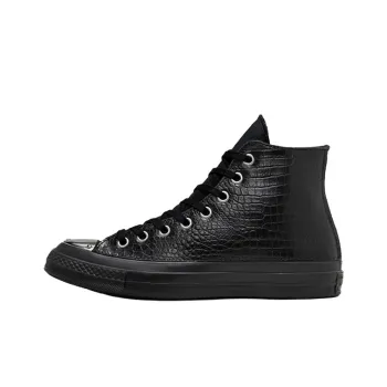 Converse Chuck 70 Anti-Slip Wear-Resistant High-Top Skateboard Shoes Unisex Black