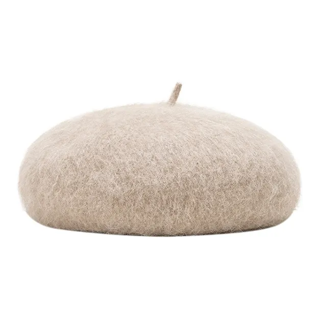 Fancet Studios Rabbit Fur Berets Women's-6