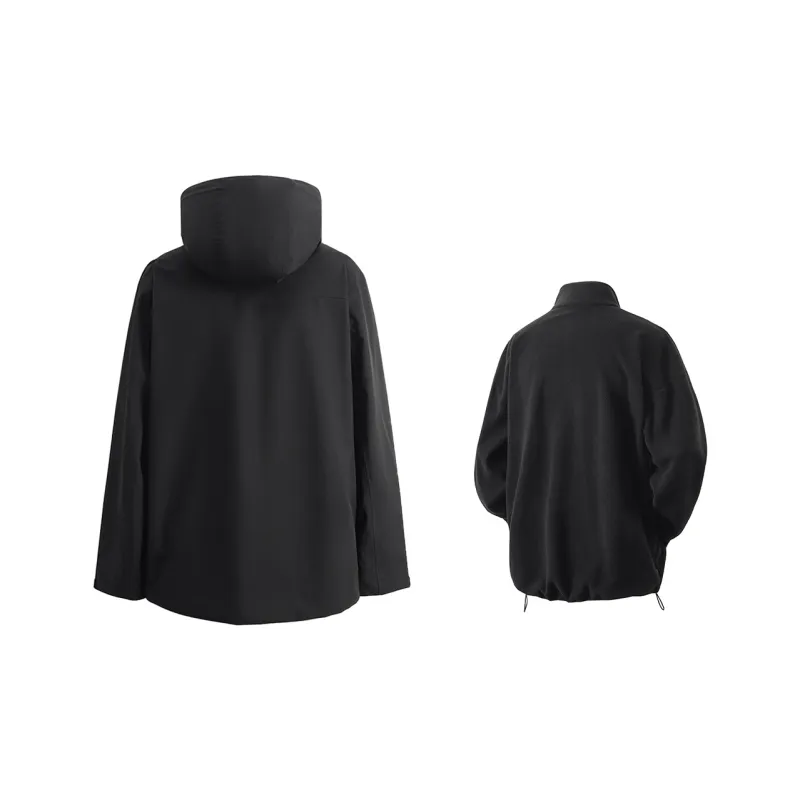 LIVINGTOWN Warm Breathable Water Resistant Windproof Windbreaker Jacket Unisex-11