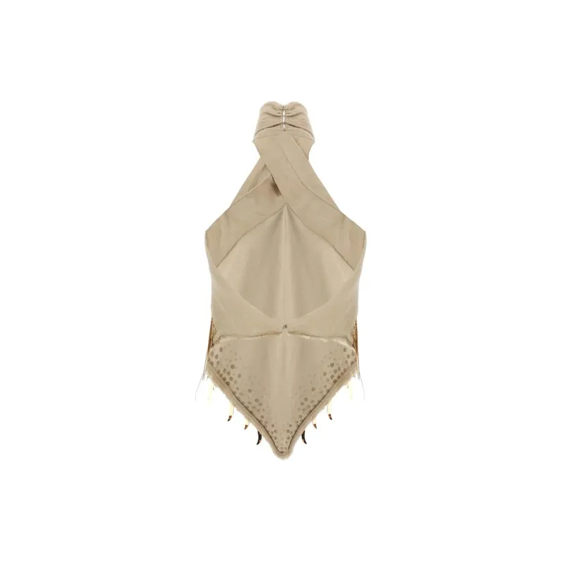 Paco Rabanne Off The Shoulder Embellished Top-1