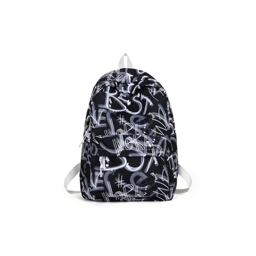 Kaka Tree Nylon Backpack Large Size Unisex