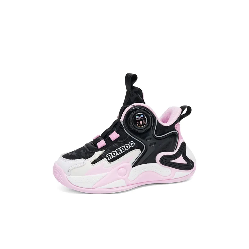 BOBDOG Slip Resistant Anti Kick Lightweight Cushioning Children's Basketball Shoes Kids'-7