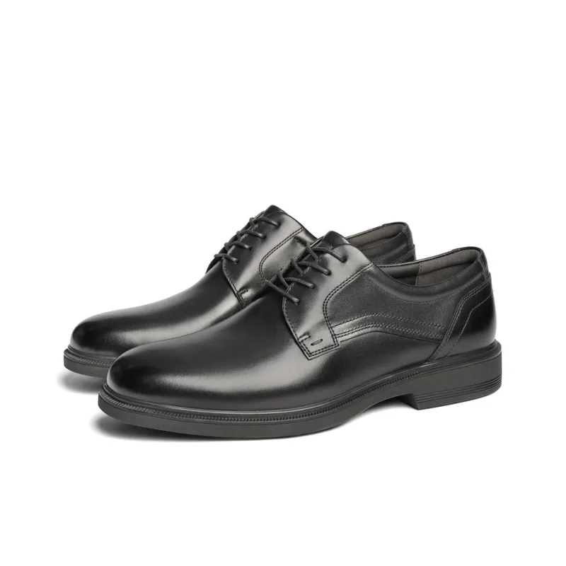 BELLE Dress Shoes Men Low Top Black-2