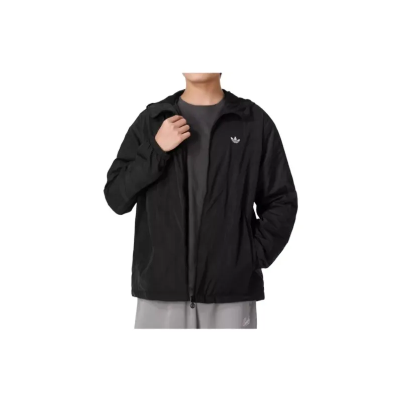 Adidas Originals ATLANTA WINDBREAKER Jackets Coats Men's Black-3