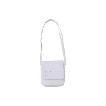 Crocs EVA Shoulder Bag Crossbody Bag Medium Size Unisex White
