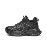 High-Top-Black Fleece-Lined