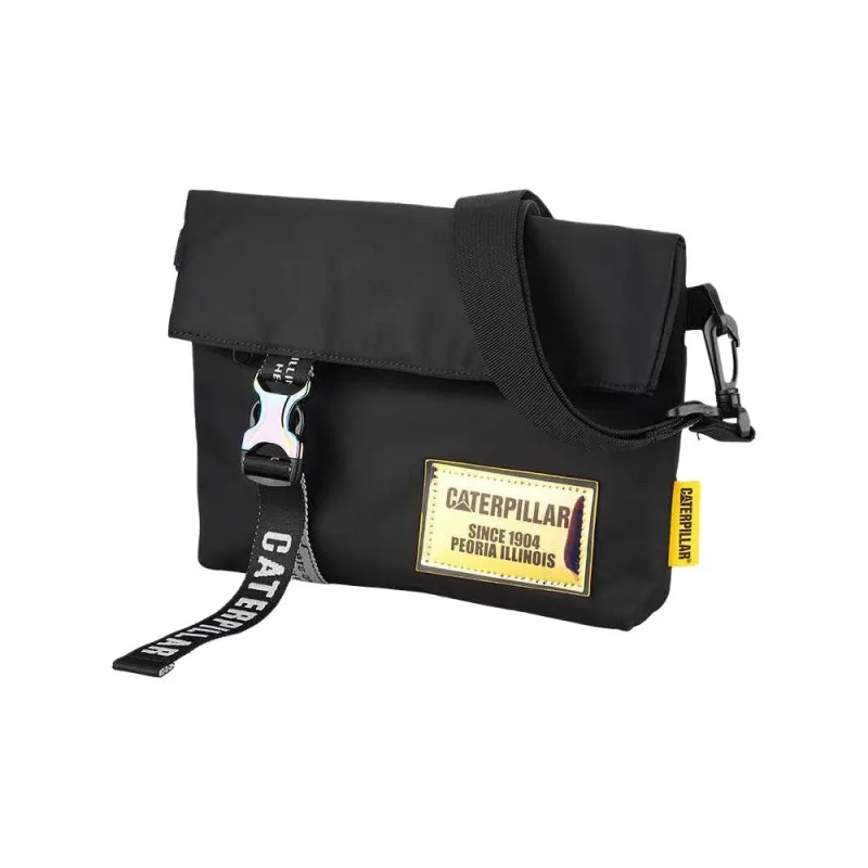 CAT Polyester Shoulder Bag Crossbody Bag Small Size Unisex Black-1