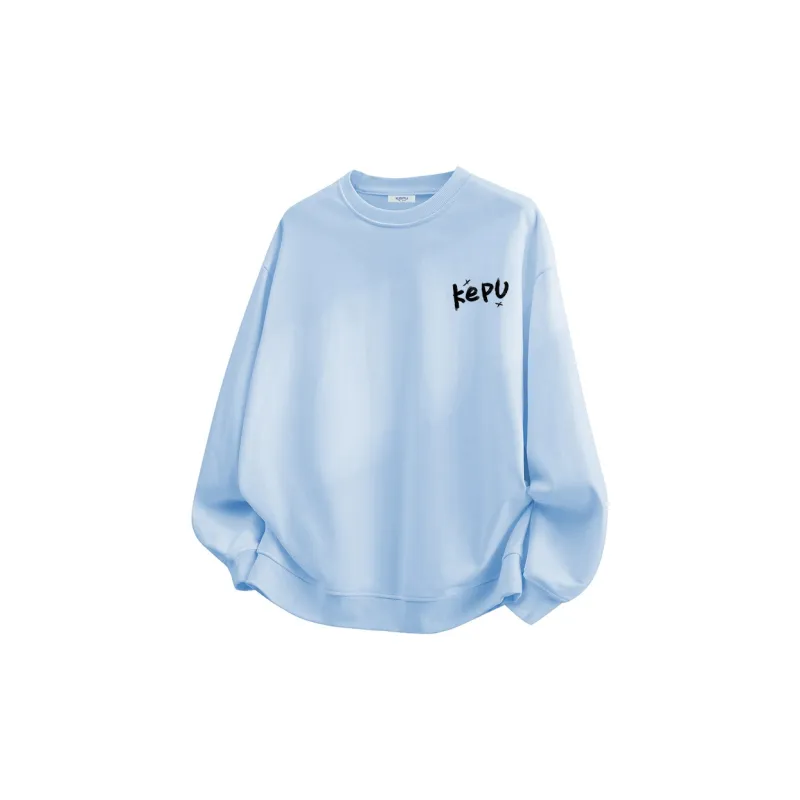 Kepu Fleece Lined Crew Neck Sweatshirt Unisex-15