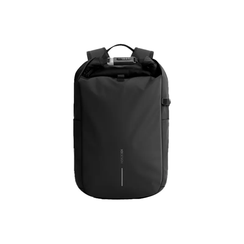 XDDESIGN Polyurethane Backpack Large Size Unisex Black-0