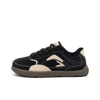 Babaya Warm Anti Slip And Wear Resistant Low Top Skateboard Shoes Women's Black