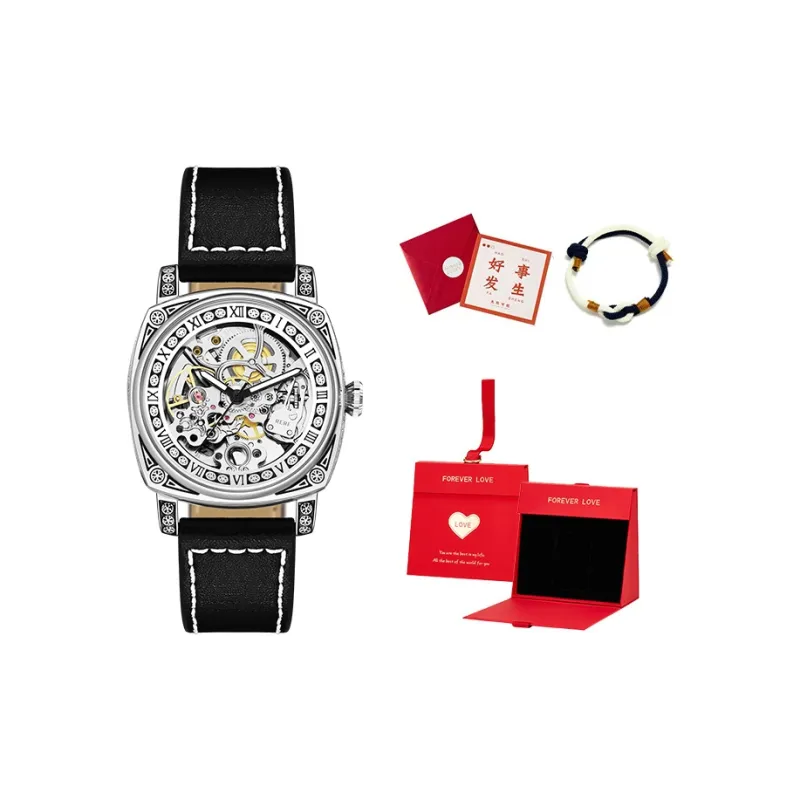 RERF Mechanical Movement Men's Watches Silver Dial-12