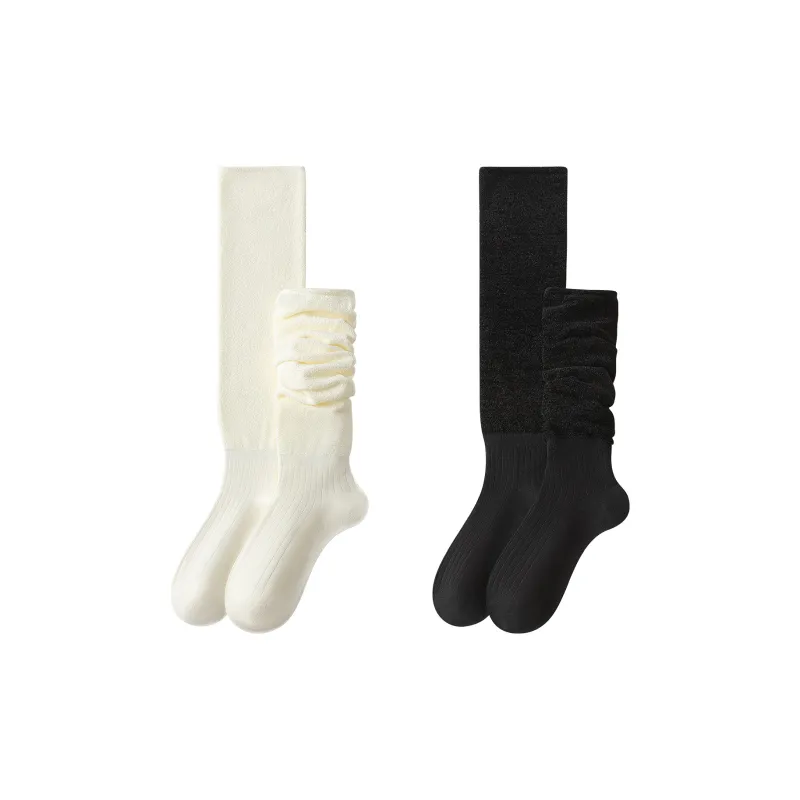 XXLLG Knee High Socks Women's 2 Pack-0