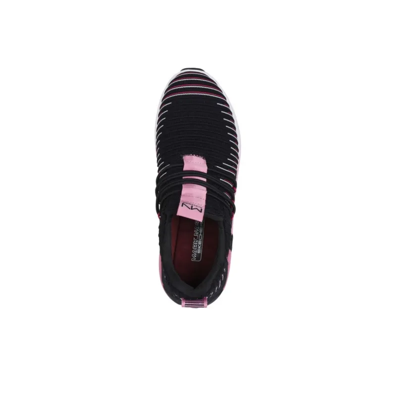 Skechers MARK NASON Anti-Slip Wear-Resistant Low-Top Casual Shoes Women's Black Pink-3