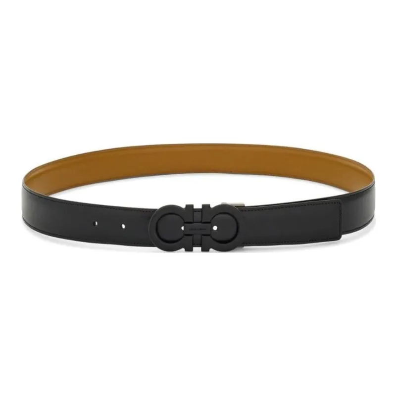 Ferragamo Reversible Gancini Belt-0