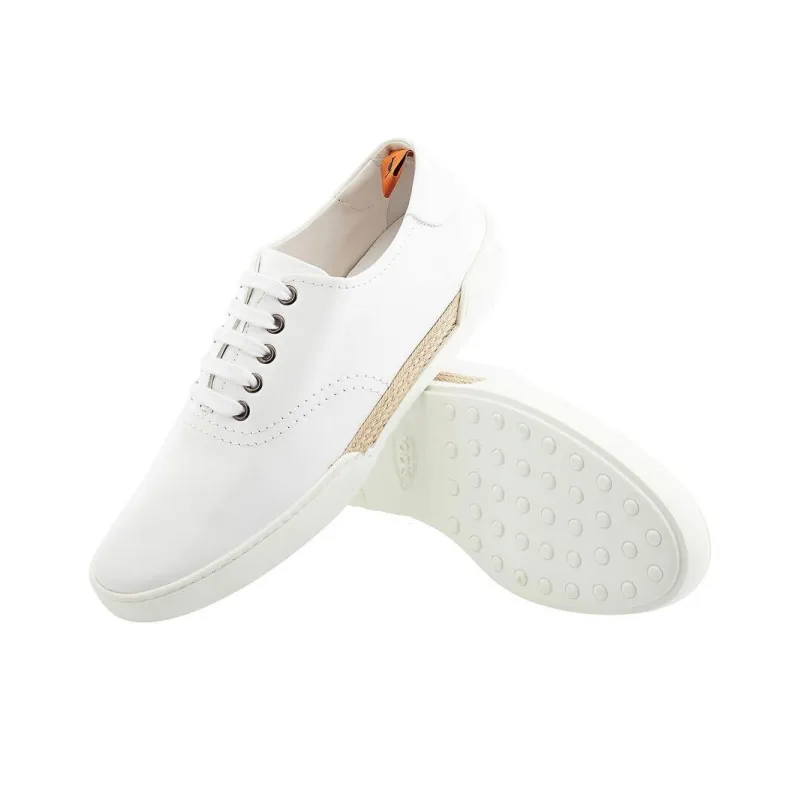 TOD'S Low-Top Skateboard Shoes Men's White-2