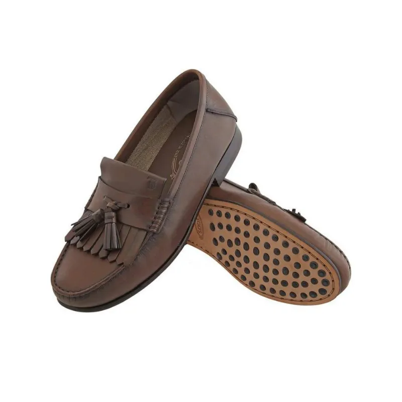 TOD'S Gommino Loafers Men Brown-3