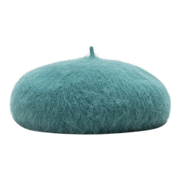 Fancet Studios Rabbit Fur Berets Women's-0