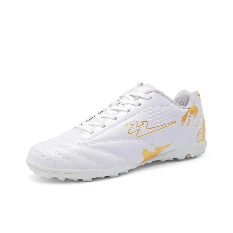 Binary TF Rubber Broken Studs Soccer Shoes Unisex White-1