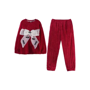 Dorame Pajama Set Women's Burgundy
