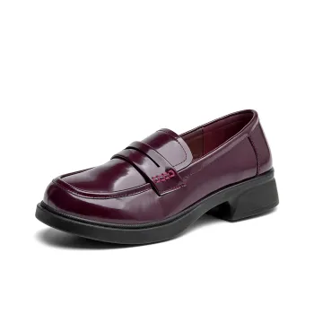 AOKANG Loafers 3.5cm Women's Burgundy