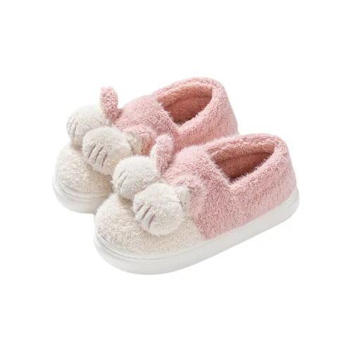 Yalu Preferred Closed Heel Cotton Slippers For Fall And Winter, Warm Velvet Slippers For Home Indoor Use