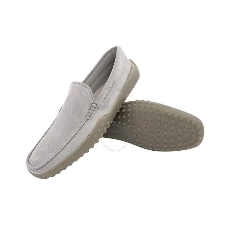 TOD'S Gommino Beanie Shoes Men's Gray-2