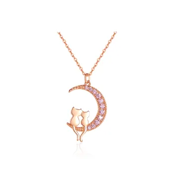 Chongqing Gold Store S925 Silver Necklaces Women's