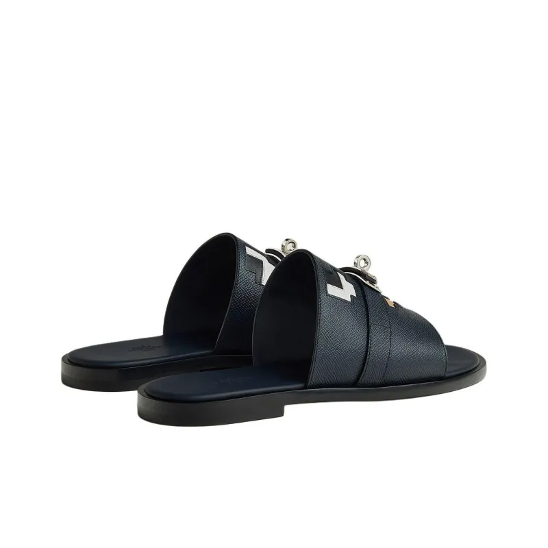 HERMES Slip Resistant Flip Flops Men's Marine Blue-2