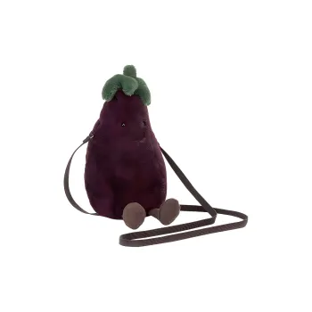 JELLYCAT Amuseables Aubergine Bag
